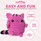 DIY Pink Kitten Crochet Kit – Beginner-Friendly with Step-by-Step Video Tutorials, Soft Yarn & All Supplies – Fun Gift for Teens & Adults